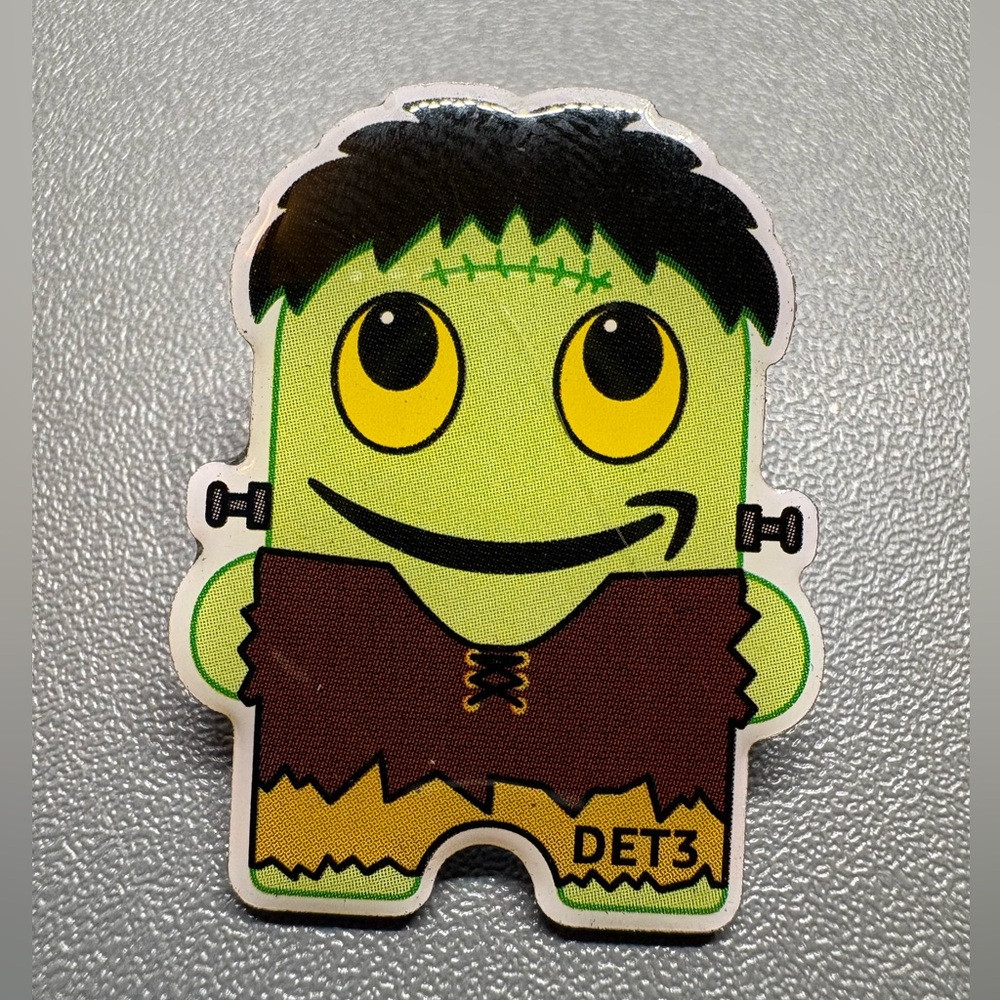 Amazon Employee Peccy Pin Exclusive DET3 Frankenstein Halloween Fun Collectible